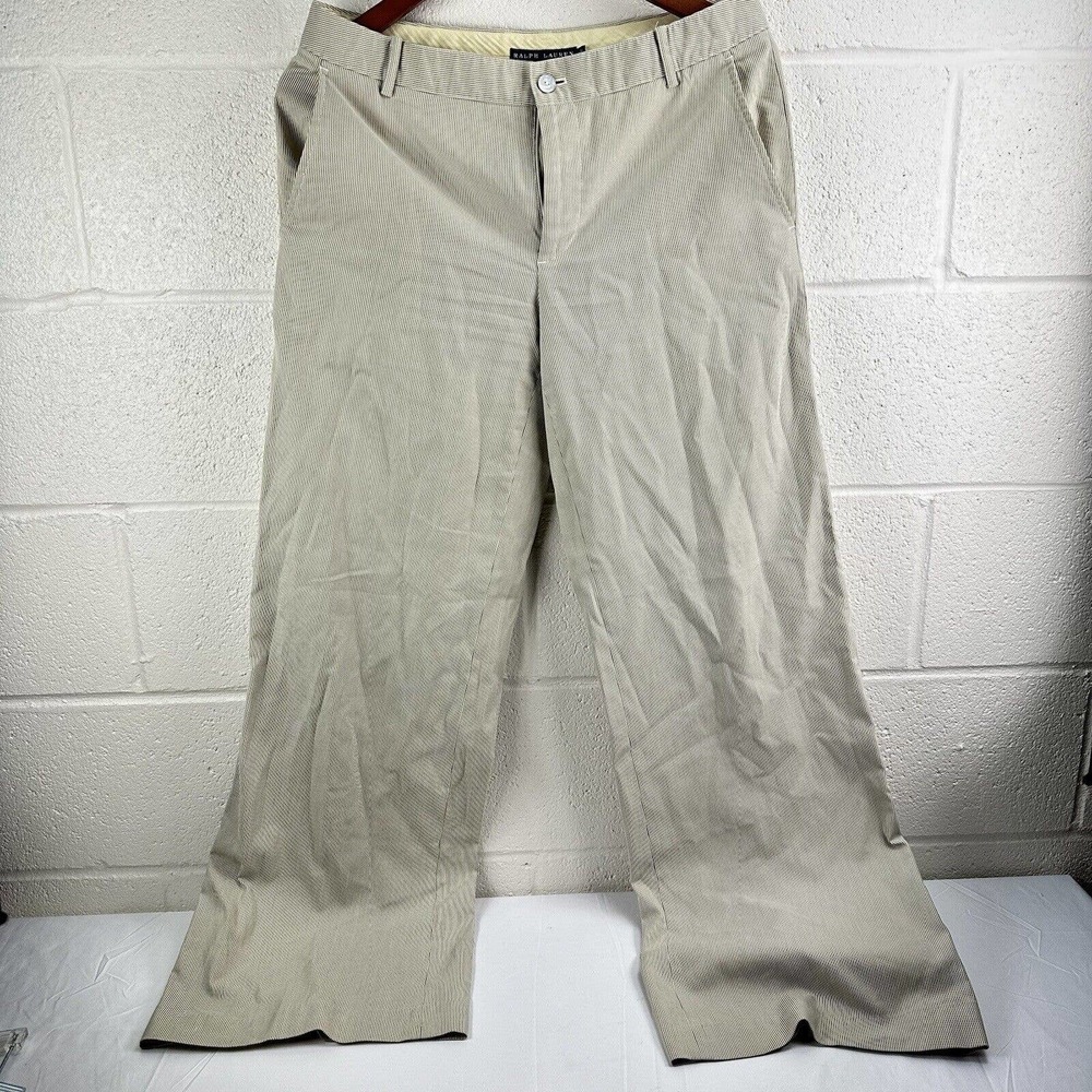 RALPH LAUREN Corduroy Straight Leg Tan Beige Pants Women’s Sz 6